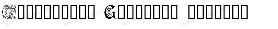 Ornamental Initials Z字体转换